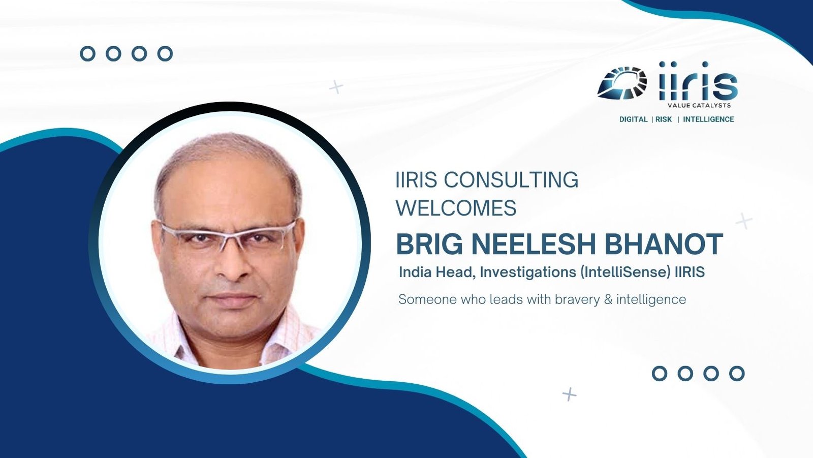 Know more about our leadership - Brig Neelesh Bhanot